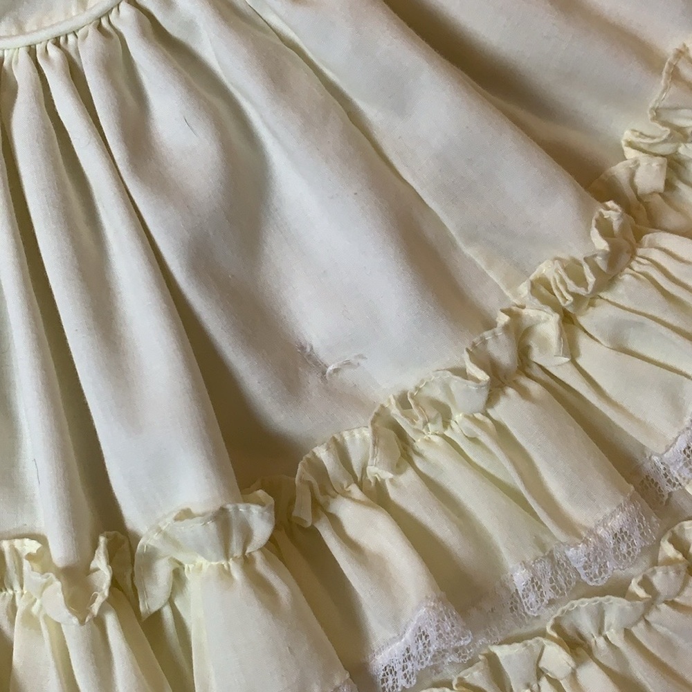Vintage Mary Louise Original pale yellow circle dress / pageant dress Size 3 - Picture 4 of 10